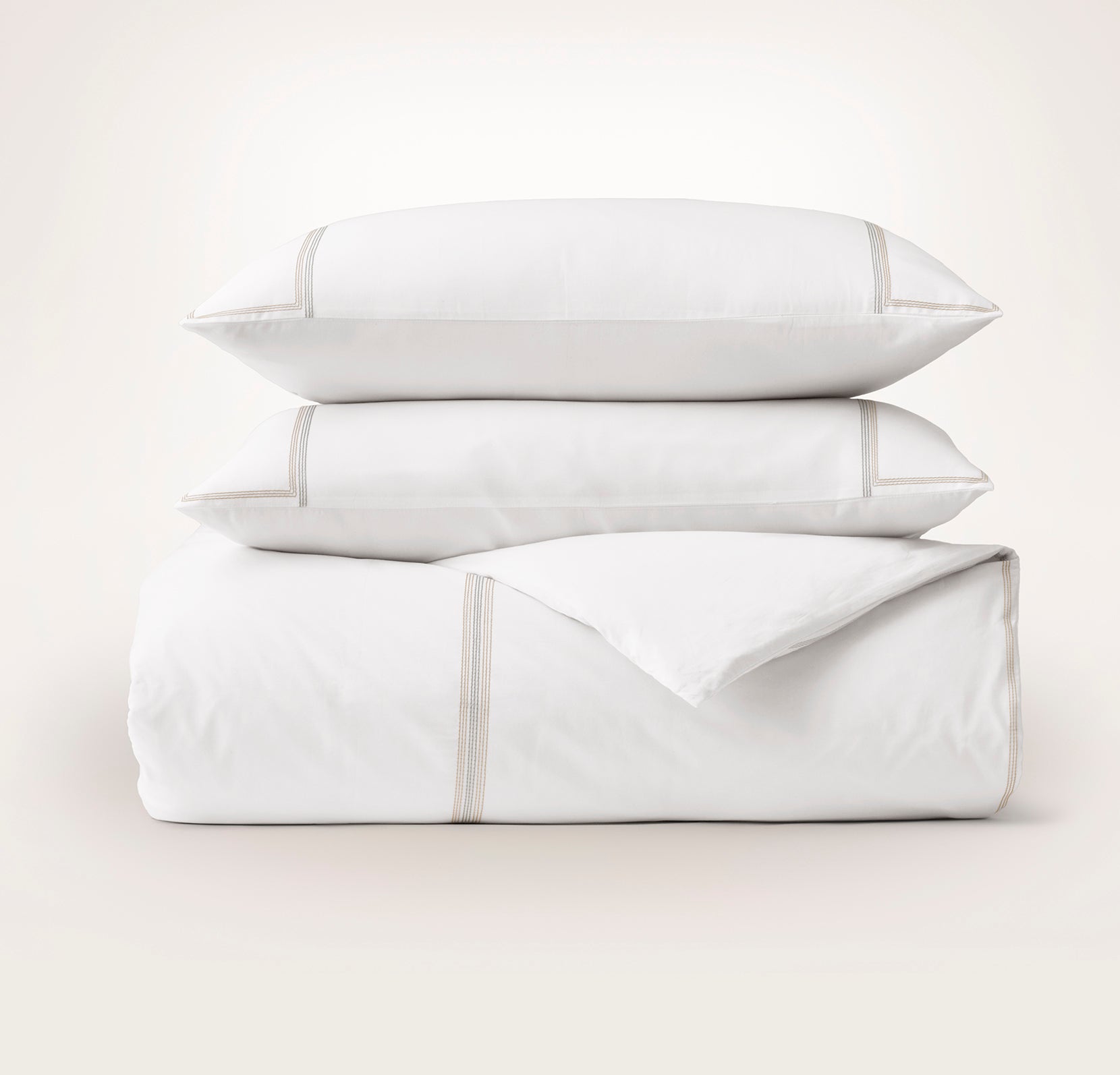 Percale Embellished Duvet Set